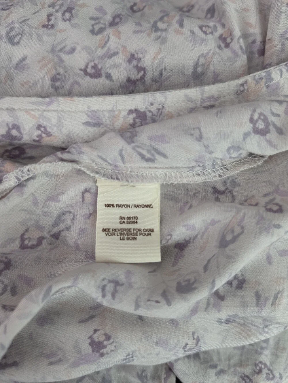Free People Light Lilac Floral Extreme Wide-Leg Palazzo Pants Sz 12 - Picture 6 of 9